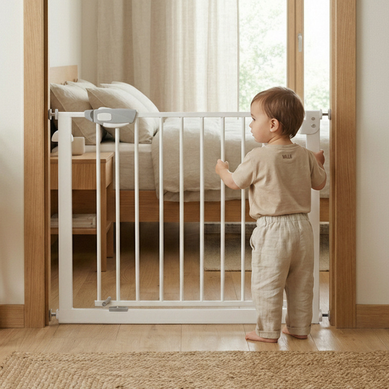 Manufacturers supply baby safety door fence indoor staircase safety door fence dog pet fence isolation fence