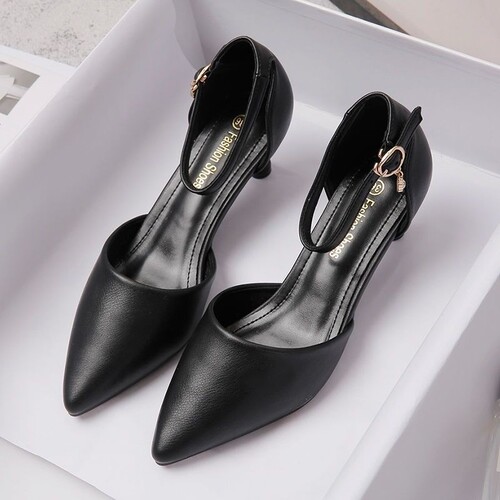 Bestselling pointed-toe one-piece leather shoes with soft soles for women's commuting, summer new mom shoes