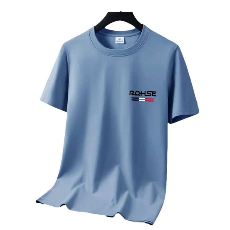 plus size Work Clothes Round Neck Wear-resistant Dirty-resistant Short-sleeved Short-sleeved T-shirt Slim-fit Cheap plus size Base Shirt