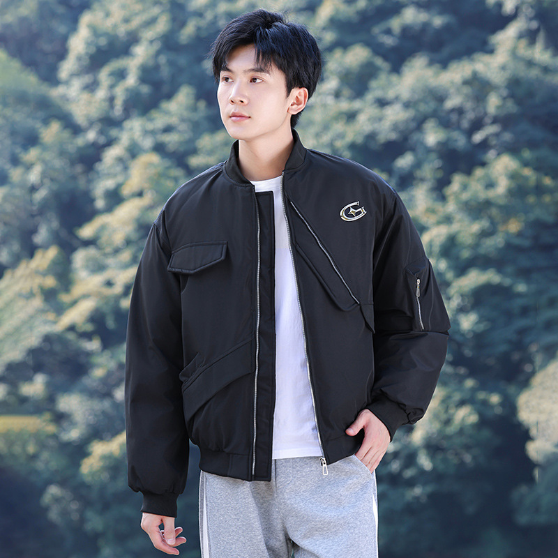 Hombres y mujeres pareja de algodón de invierno 2024 nuevo estilo de herramientas al aire libre chaqueta de algodón chaqueta con capuz chaqueta de asalto chaqueta de moda image 7