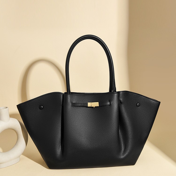 跨境大容量磨砂托特包高级bags翅膀包小众设计洋气通勤潮流单肩包