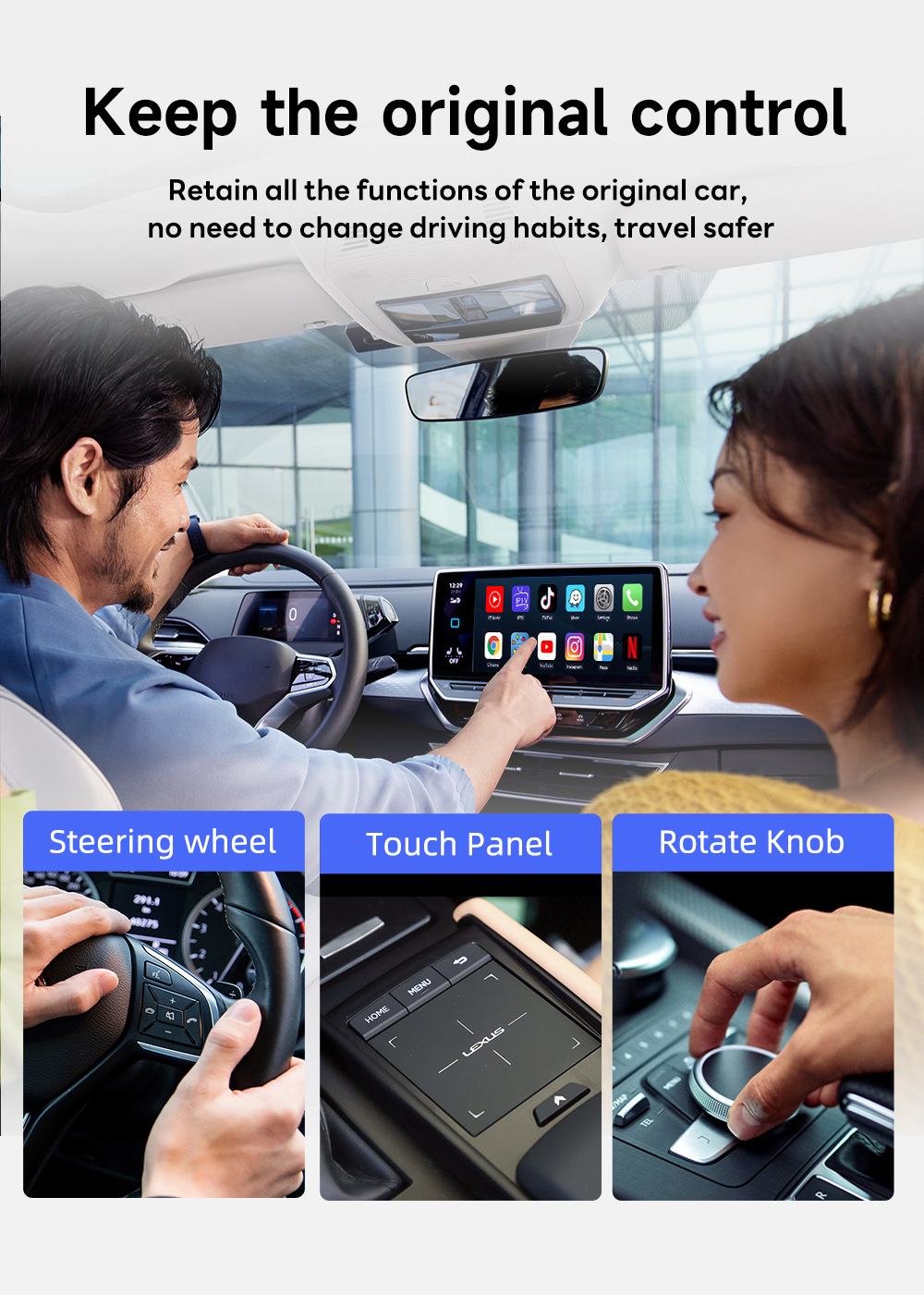Cross-Border Carlinkit Qualcomm Sdm660 Wireless Carplay Box Adapter HDMI Car-Machine Interconnection Vehicle-Mounted Device