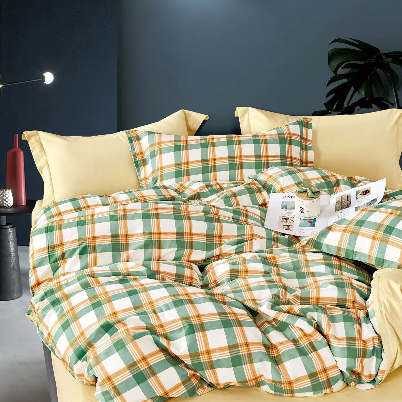 纯棉布料宝宝斜纹面料儿童幼儿园床品件套全棉卡通床单棉布头批发