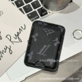 Card Holder - Black Floral