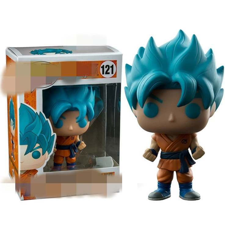 К версия Dragon Ball Фанко Поп аниме hand-made игрушка модель настольное украшение Сунь Укун Вегета