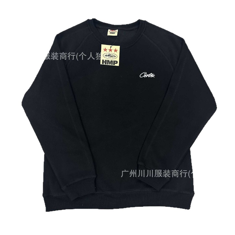 CORTEIZ卫衣恶魔岛欧美高街嘻哈字母刺绣情侣针织纯棉加绒圆领ins|undefined