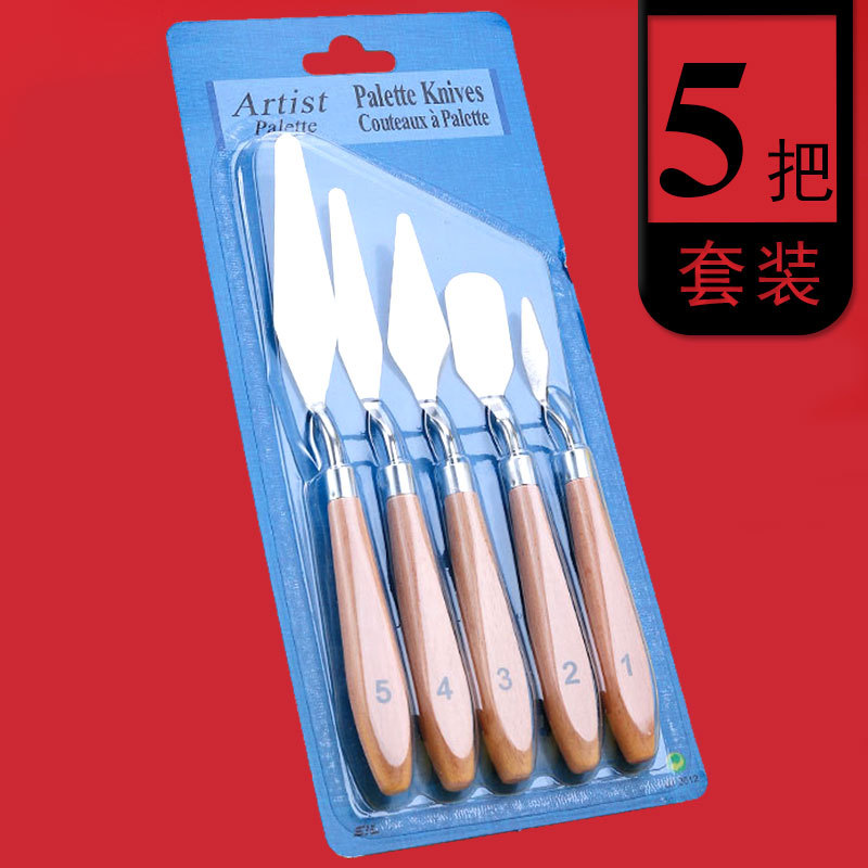 Set, scraper, 5 pieces