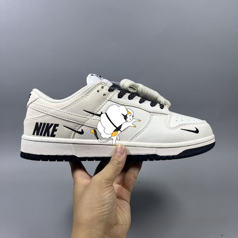 Dunk Collaboration Triple-Stripe Putian Pure Original Casual Sneakers Black and White Low-Top Unisex Couple Shoes Dunk Collaboration Triple-Stripe Putian Pure Original Casual Sneakers Black and White Low-Top Unisex Couple Shoes