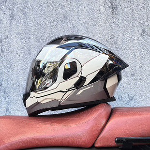 Orz new helmet exposure helmet motorcycle helmet motorcycle double lens men's and women's four seasons motorcycle cruise helmet plus size