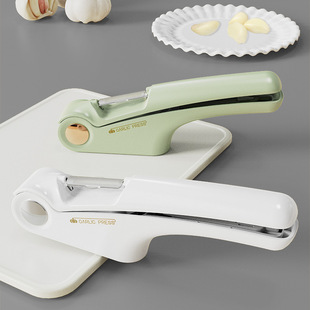 Kitchen manual garlic paste three-in-one garlic slicer multifunctional garlic press can opener peeler
