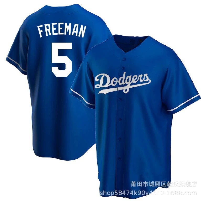 Футболка Dodgers, бейсбольная форма Dodgers, версия с номером 50 BETTS 5 34, городская версия джерси