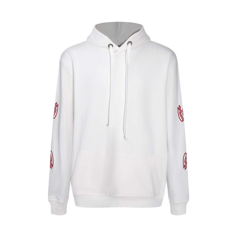 21Ss Correct Version Scroll Logo Simple Classic Hooded Sweatshirt Series Same Style for Men and Women