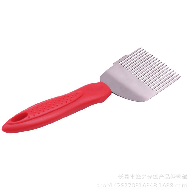 批发蜂具针式割蜜刀多用型蜂蜜疏蜜耙割蜜刀蜂蜜铲出口型封盖刀