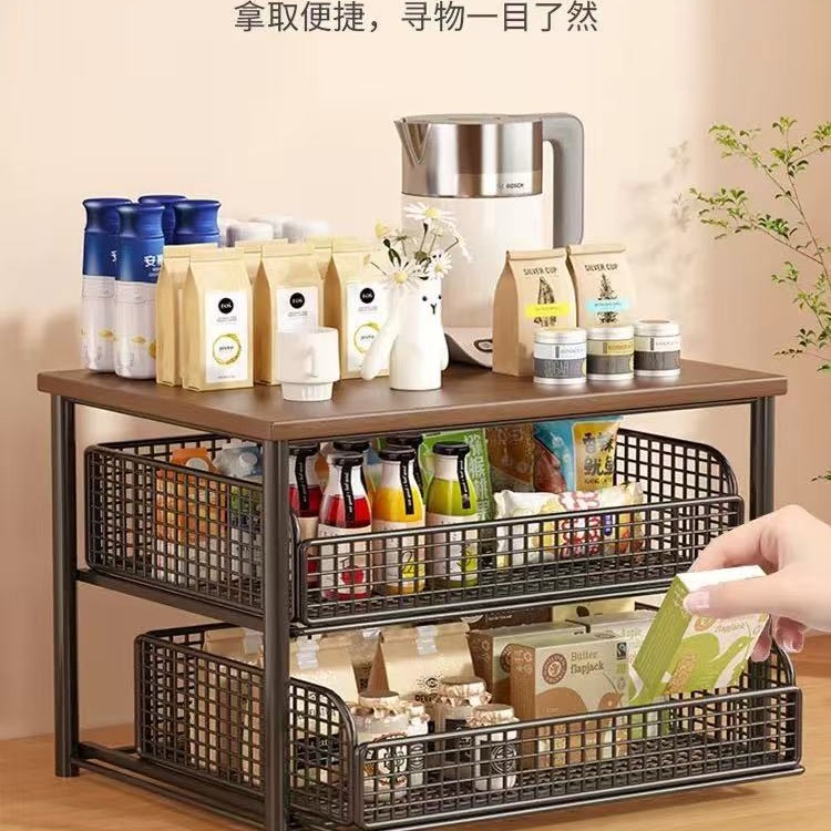 Desktop Office Storage Rack, Household Desktop Snack and Miscellaneous Item Storage Rack, Storage Cabinet, Bathroom Storage Rack Wholesale