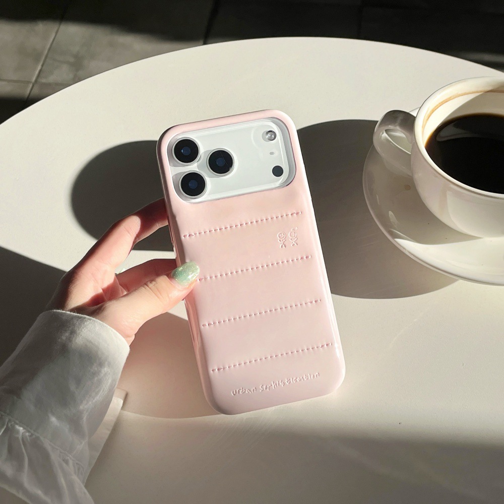 Étui de téléphone tendance en duvet à motif de fruits, compatible avec iPhone 17/16 Pro Max, couleur unie personnalisée, 15/14P, antichoc_voghion.com