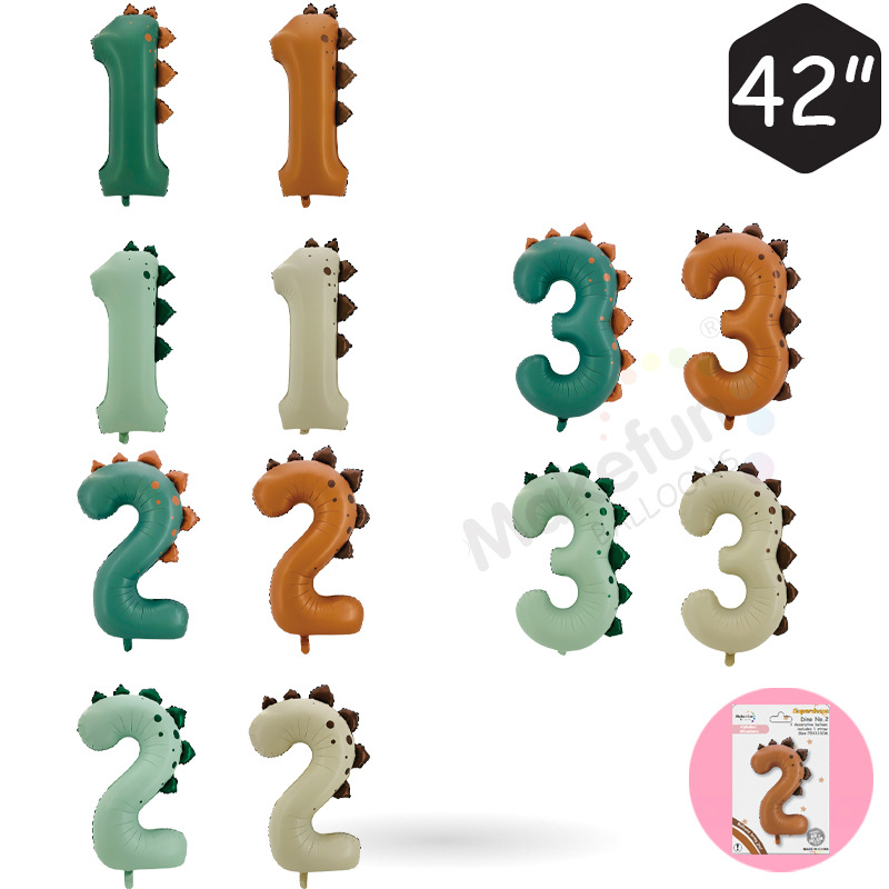 Single card with broken egg green baby dinosaur children's birthday…
