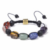 Woven bracelet natural stone handmade, agate crystal, 2021 collection, Amazon, wholesale