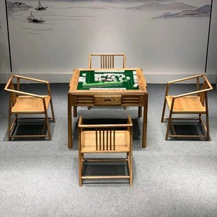 New Chinese-style Mahjong Table Dining Table Integrated Casual Household Simple and Generous Chess and Card Table Hand Mahjong Dual-use Manual