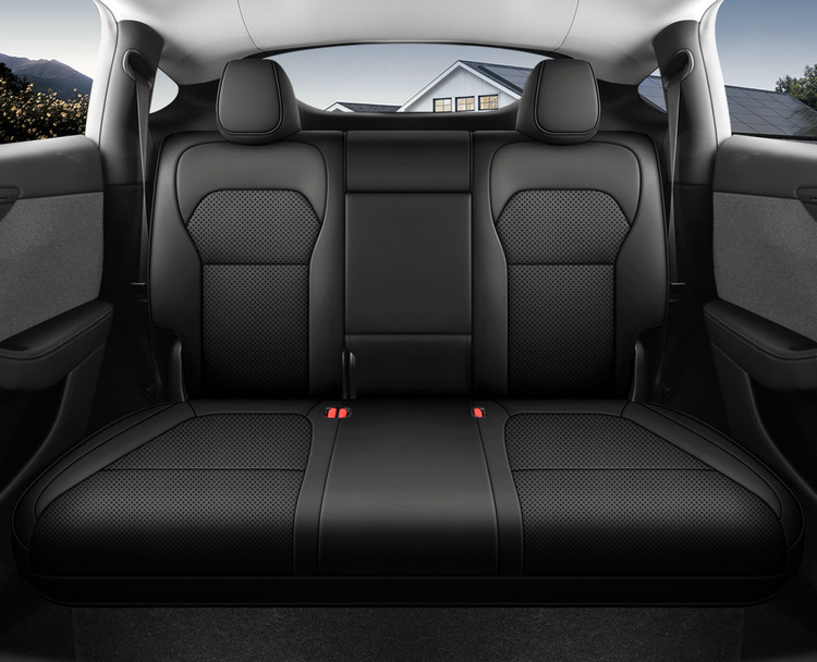 New Model-Specific 25-Piece Tesla Model Y and Model 3 Full Leather Universal Car Seat Covers