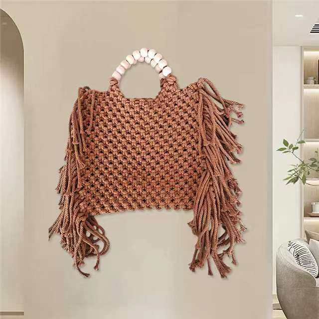Women's Cotton Solid Color Elegant Square Open Handbag display picture 2