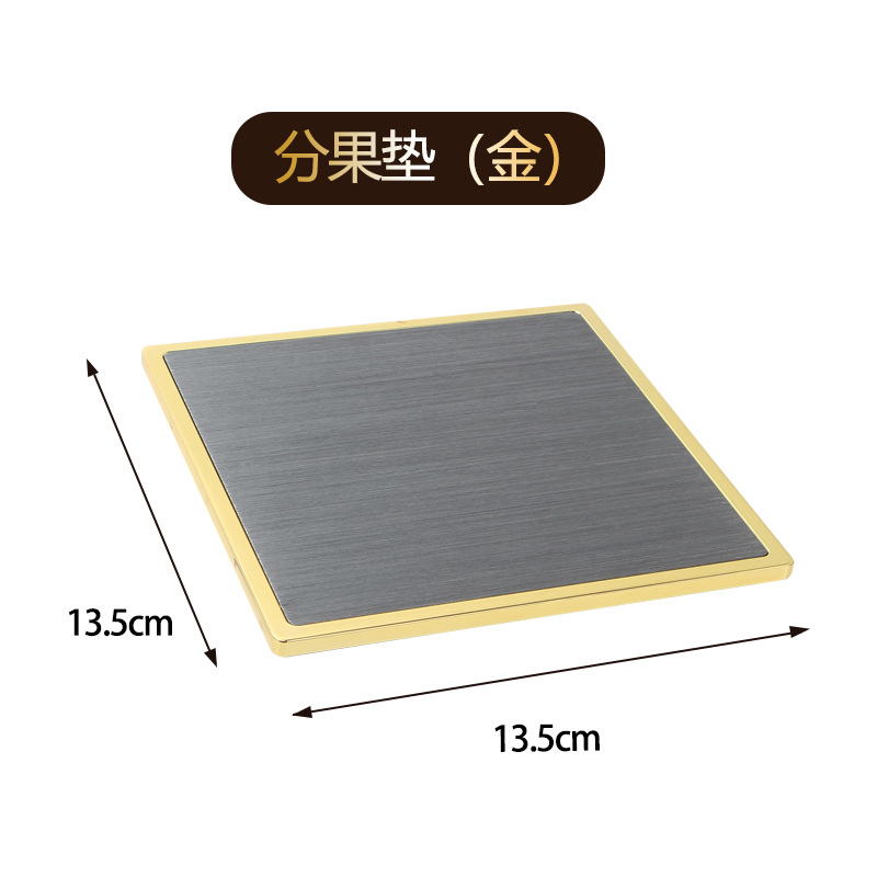 Cenizas doradas KTV suministros set de platos de frutas clube nocturno cenicero lujo ligero bar caja de toallas de fiesta de moda