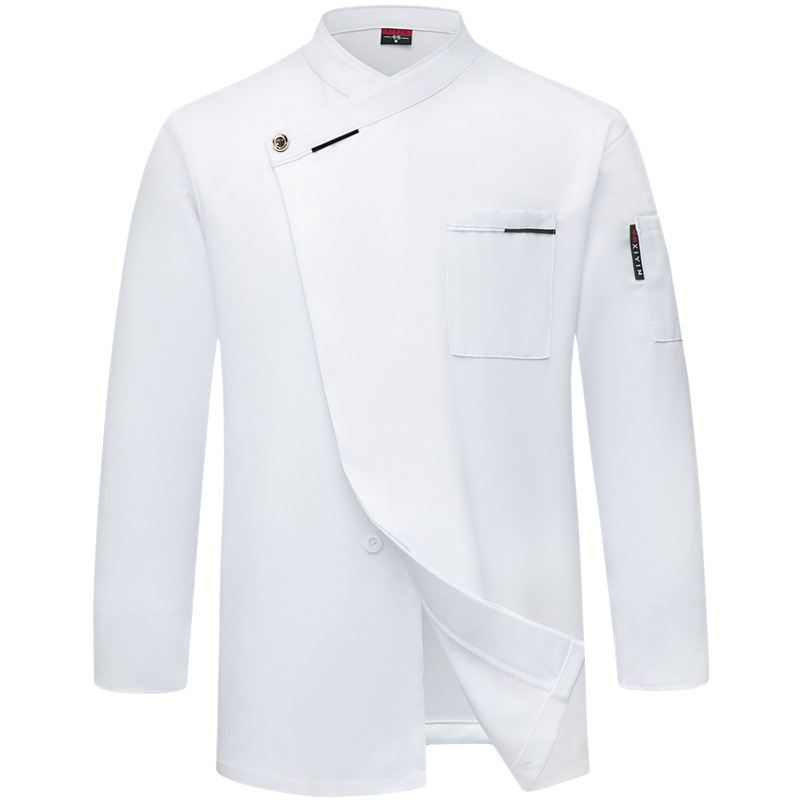 French chef overalls long sleeve men's hotel restaurant kitchen breathable sweat absorbent summer chef clothing short sleeve women wholesale