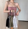 Summer colored top with cups, breast pads, straps, tube top, bra top, jacket