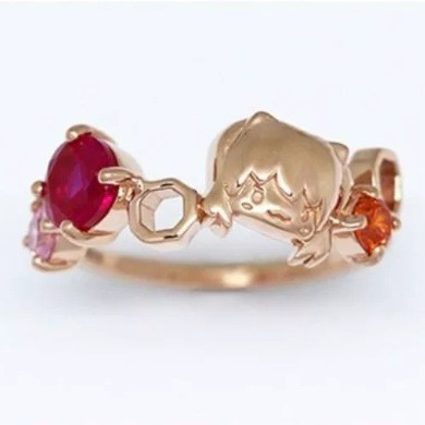 Anello designer evangelion squisito gadget anime limitato_voghion.com
