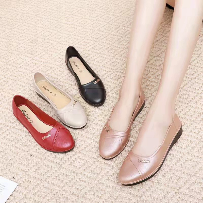 Универсальная однотонная обувь из искусственной кожи с низким верхом из ПВХ, осенне-зимняя повседневная прочная модная мелкая обувь с круглым носком