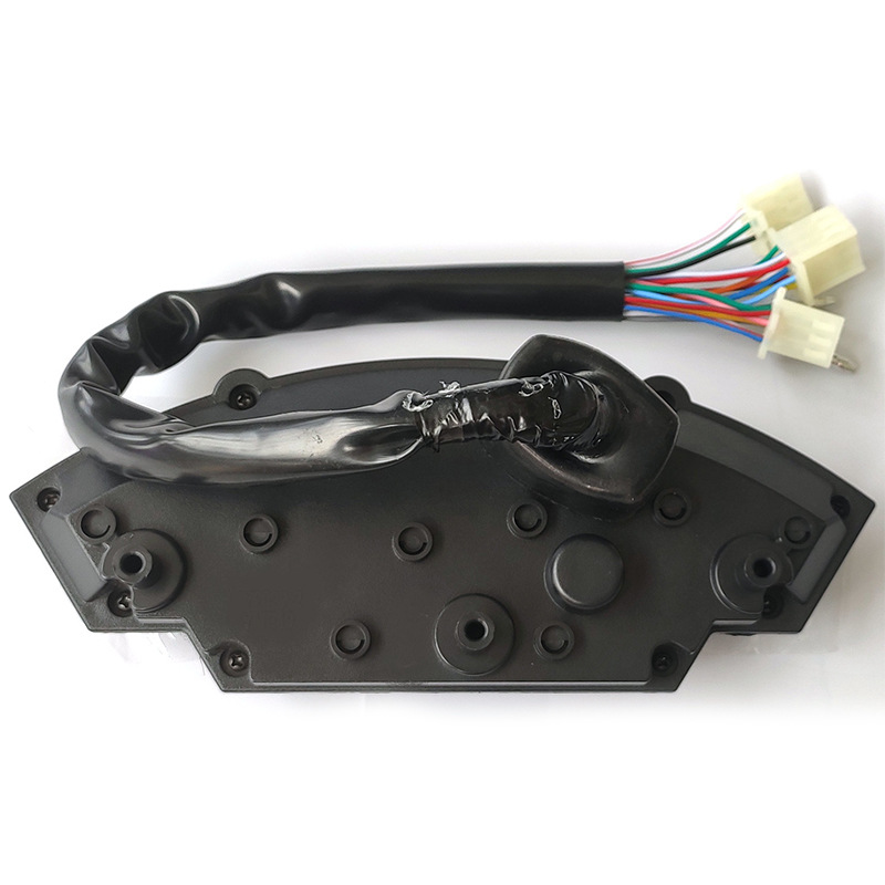 Motorcycle modification accessories LCD display 6-speed LCD meter color odometer speedometer water temperature oil universal