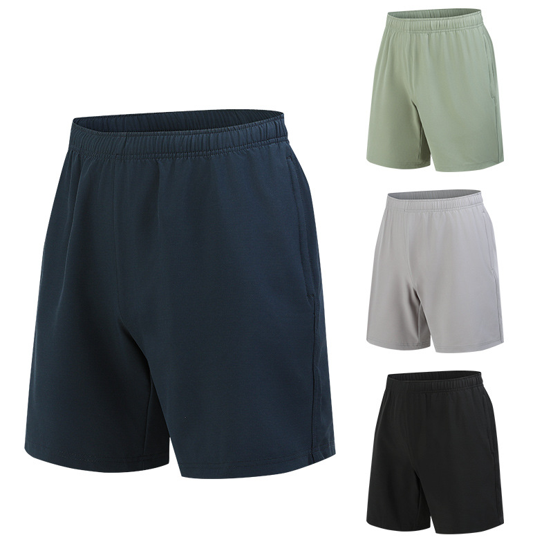 2025 New Men's Quick-Dry Loose Five-Point Sports Casual Shorts Thin Cross-Border Ice Silk Beach Shorts