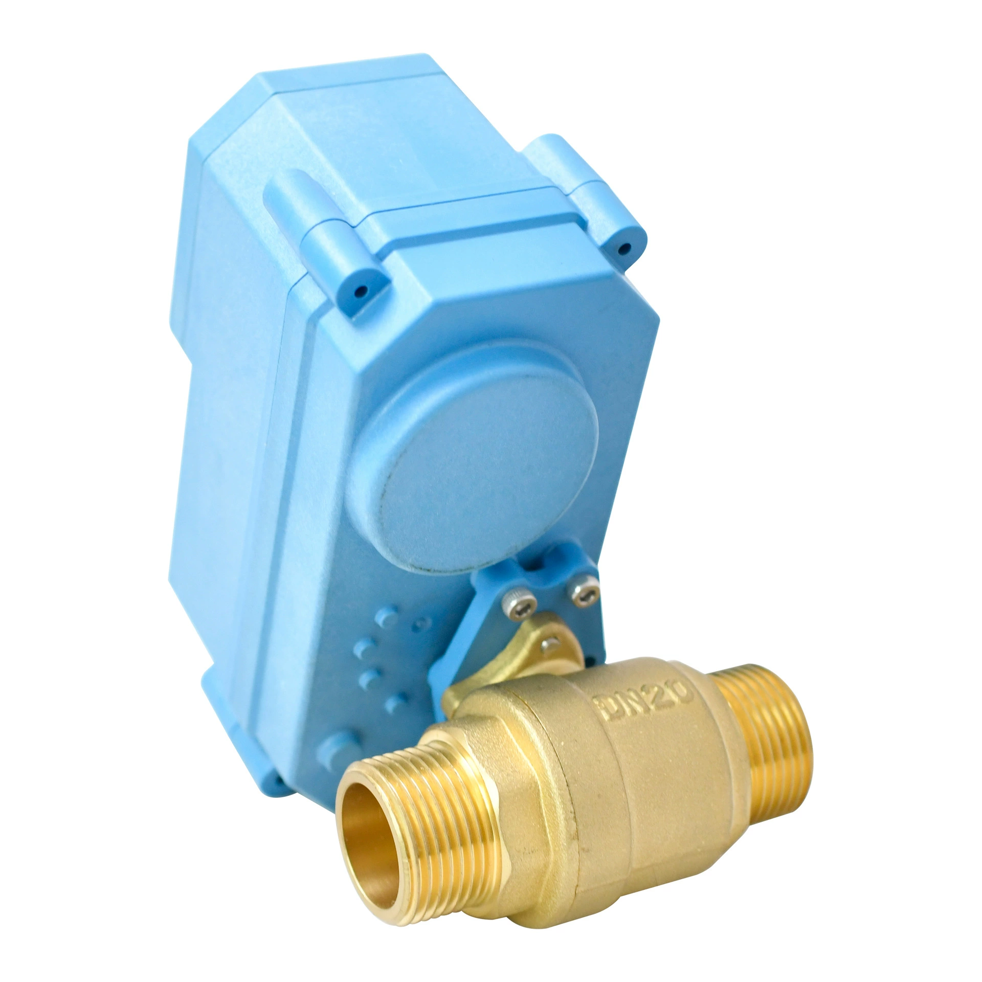 LORA Микро-умный клапан с низким энергопотреблением, дистанционное беспроводное управление, клапан с латунной наружной резьбой на батарейках DN8-32