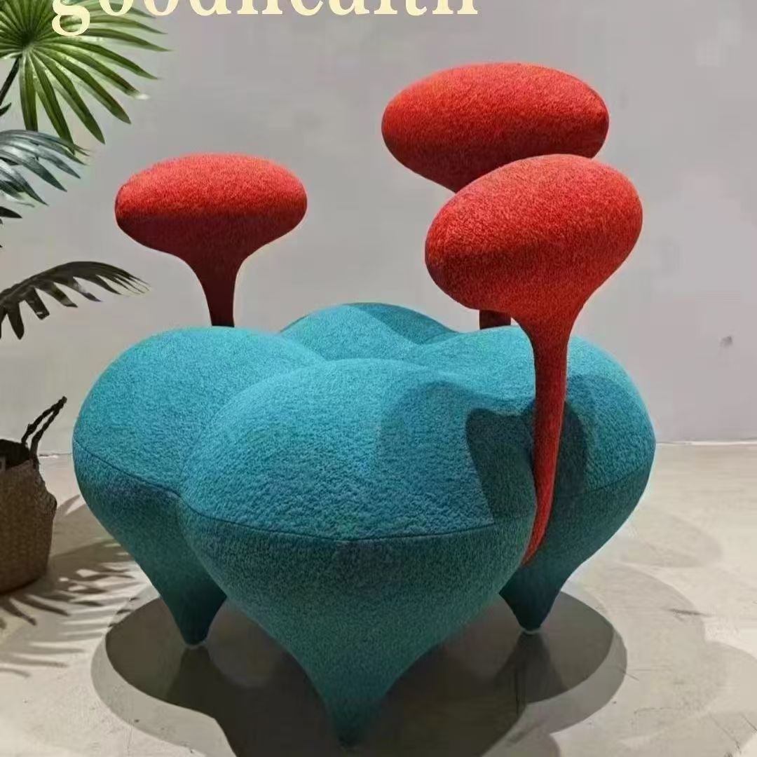 Single Sofa Chair Nordic Light Luxury Creative Living Room Trendy Fashion Model Room Sofa Leisure Sofa Chair