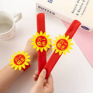 Children's Day Kindergarten Children's Performance Bracelet Children's Wrist Wreath Student Games Gift Wholesale