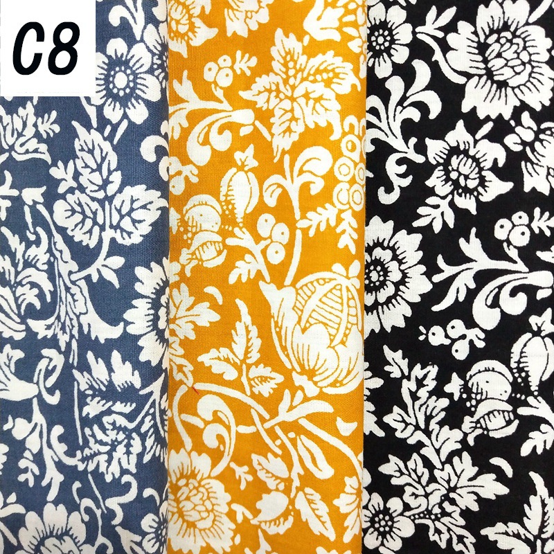 Camisas de moda suave sensación de impresión japonesa algodón tela impresa digital