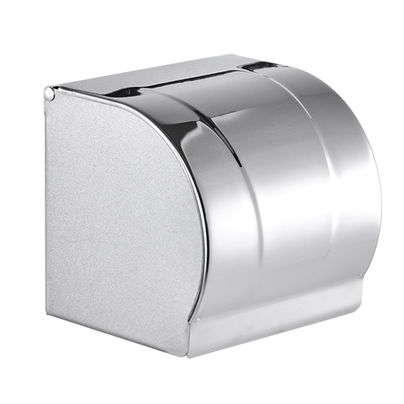 Hotel Acero inoxidable papel higiénico titular ponche-libre de almacenamiento de teléfono móvil titular de rollo de papel tisú de ingeniería titular rollo de papel higiénico