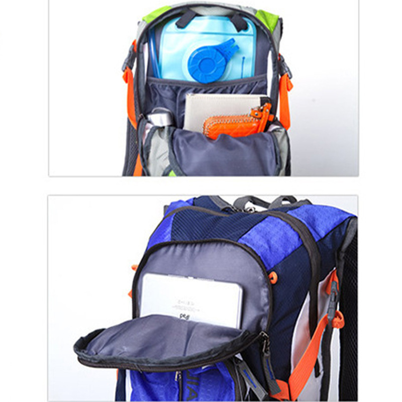 Mochila deportiva de ciclismo – resistente al agua, con bolsa de hidratación para bicicleta, senderismo y running