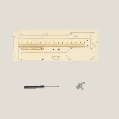 Handmade Wooden Ruler DIY Craft for Young Children Science Experiment Educational Toy Wholesale