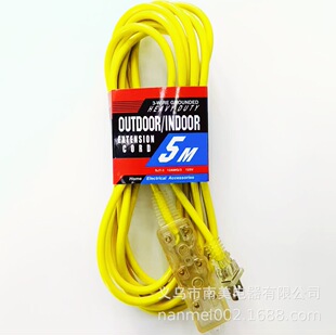 Factory Direct Sales Exported to South American Standard Extension Cable Outdoor Extension Cable 110V Venezuela Wire and Cable