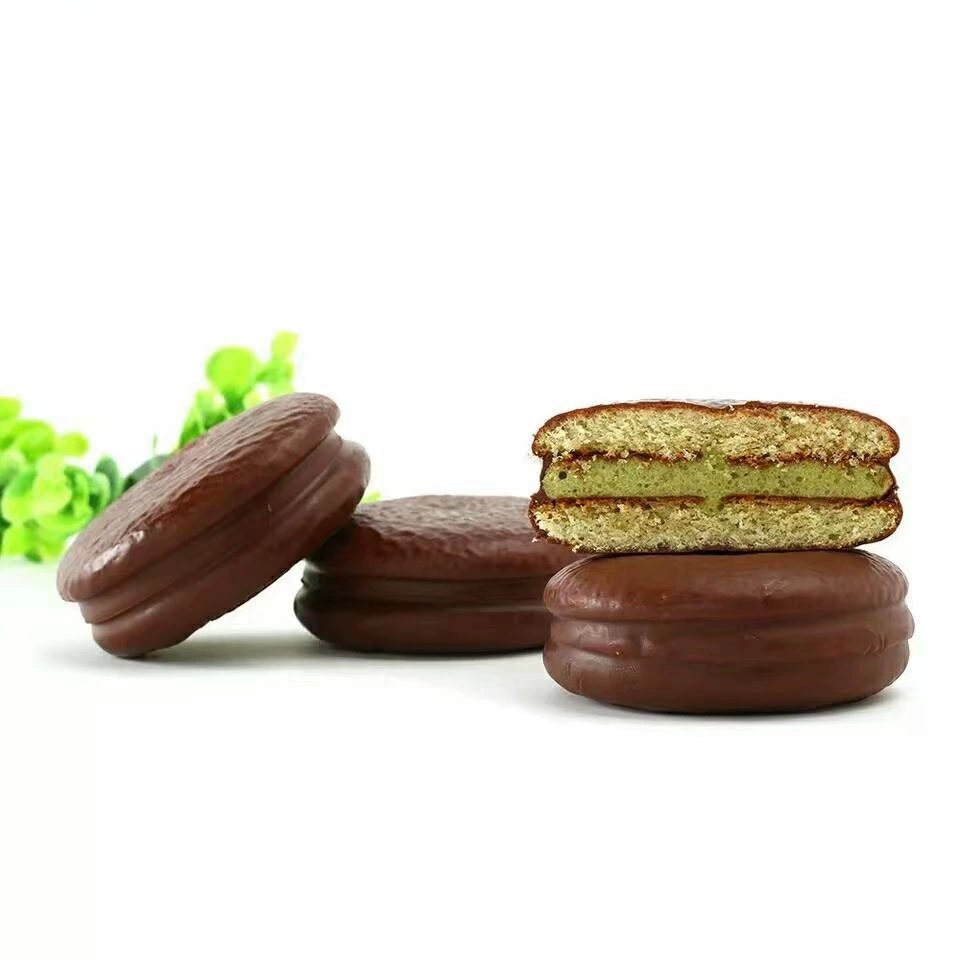 Fresh Matcha вкус от Hailiu? - здесь Chinese brand; but we should translate content: 好丽友 Fresh matcha flavor 6 pieces/box 216g/box whole piece x 16 boxes breakfast afternoon tea snacks