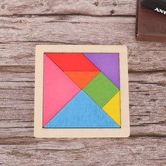 木製ジグソーパズルタングラム子供の知育玩具カラフルなビルディングブロックパズル幼稚園小学校早期教育教材卸売