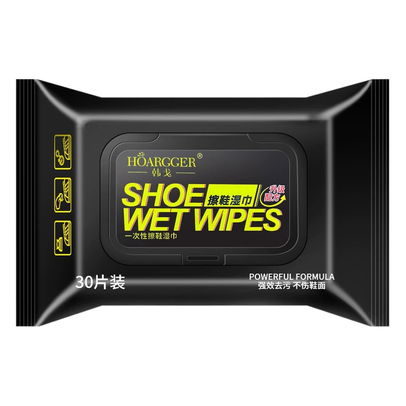 Салфетки для полировки обуви 30 штук ткань белая обувь обеззараживание отбеливающая Ткань Уход за кожей Чистка одноразовая туалетная бумага