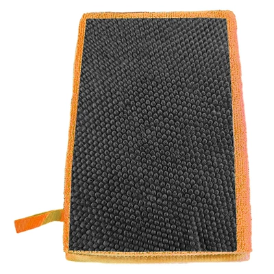 Car cleaning tools | Cloth, Volcanic Mud, Mud Gloves, Pad - dot-mud-gloves-orange