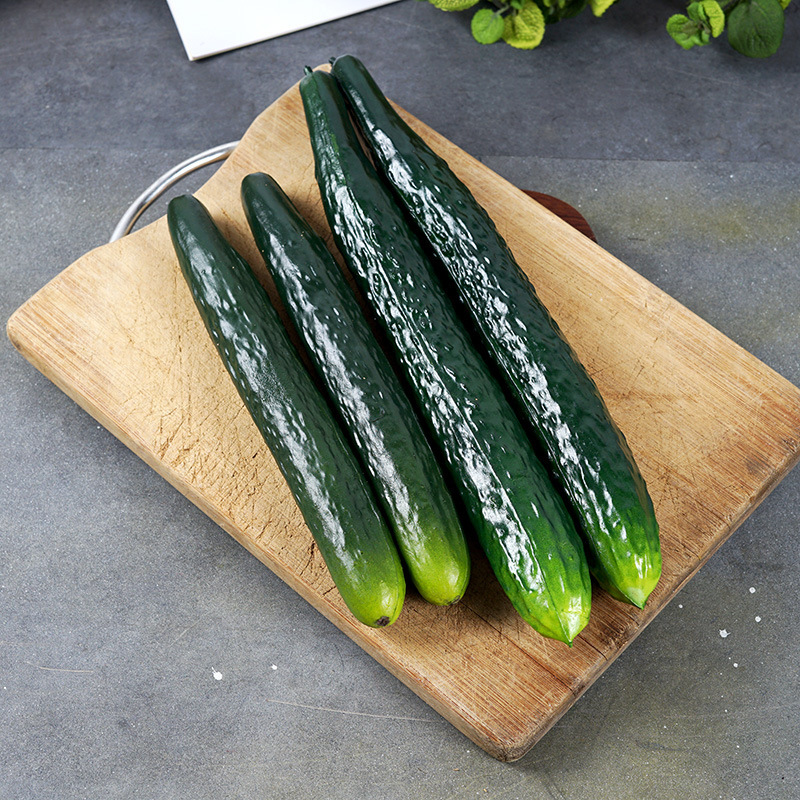 擬似擬似偽果物野菜ソフトサイズ苦いキュウリ青瓜ナスモデルキッチン装飾家庭置物おもちゃ|undefined