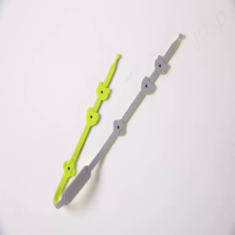 Teether, children's lanyard holder, toy for correct bite for baby comfort, pacifier, silicone Reins leash