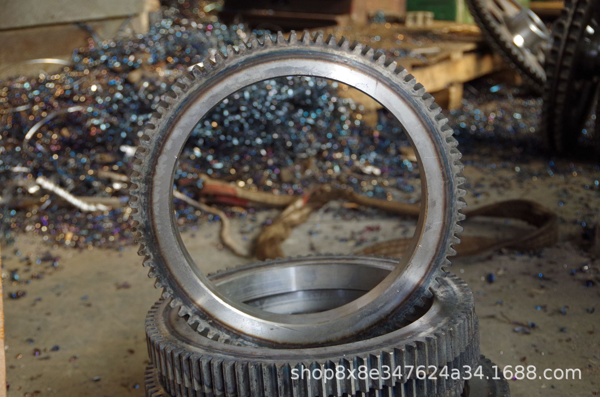Customized large gear ring rotary kiln dryer, mining engineering machinery, large non-standard internal and external gear ring processing