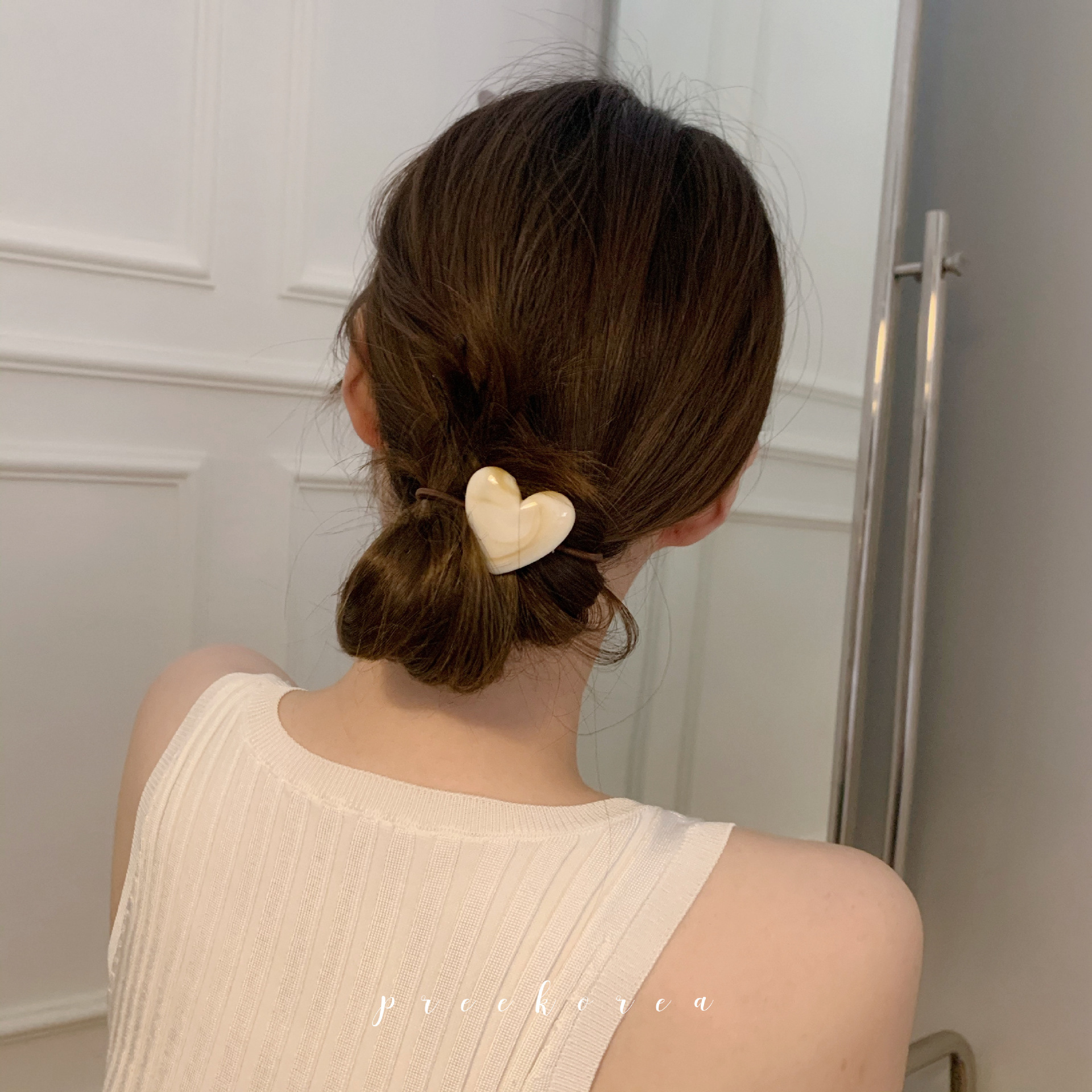 Coreano inchiostro marmo amore acido acetico minimalista vento freddo corda per capelli corda per capelli 2021 autunno e inverno Nuovo elastico_voghion.com