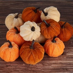 国境を越えたシミュレーションベルベットカボチャ装飾ベルベットカボチャ装飾ハロウィーン豊作祭感謝祭家庭装飾
