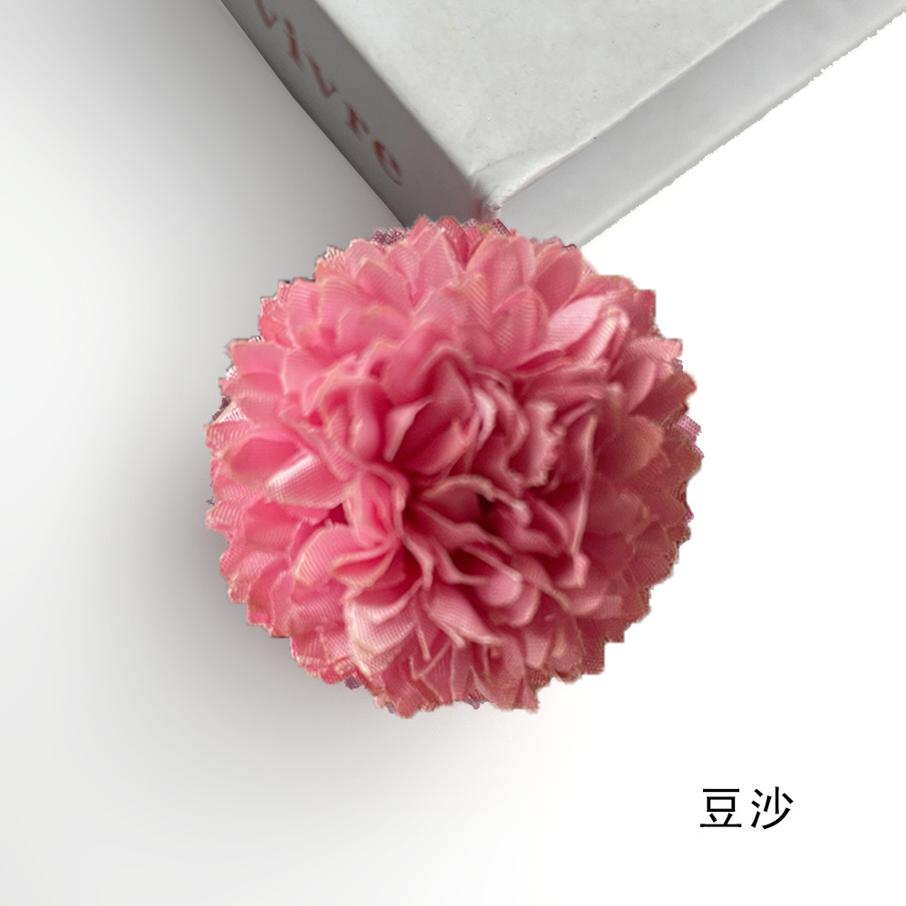 Simulación de laosina crisântemo flores de ping-pong crisântemo diel accesorios de ropa toque de cabeza diente de león acompañante caja de regalo