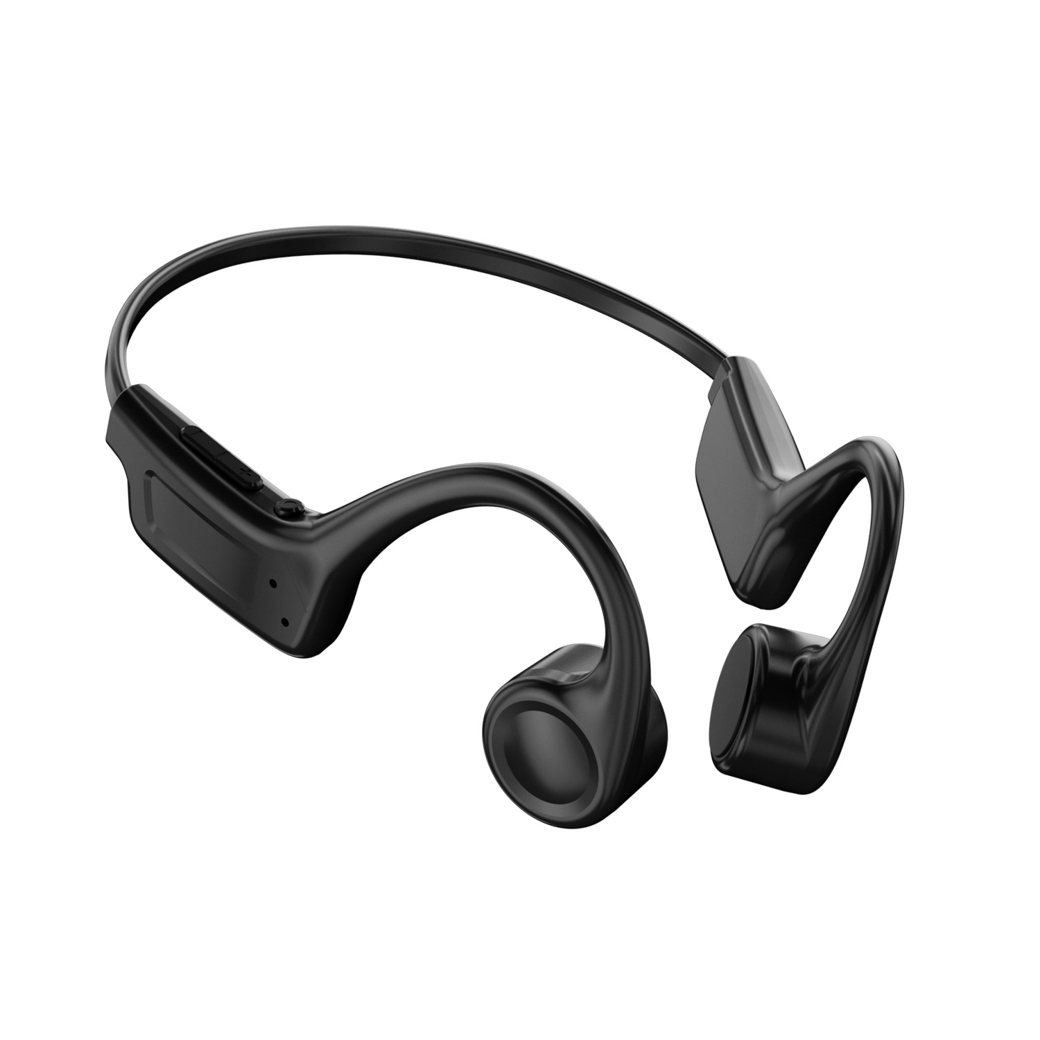 Bone Conduction Headphones, Wireless Sports Bluetooth, Built-In Microphone, Open-Type, Non-In-Ear, Lightweight, Sporty Style